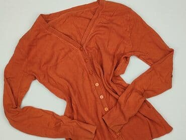 pomarańczowy sweter h: Kardigan damski, rozmiar S — 1