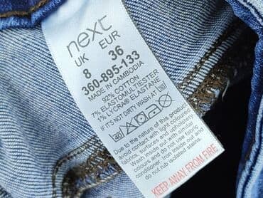 woskowane legginsy z wysokim stanem zara: Jeans for women, size S (EU 36) — 4