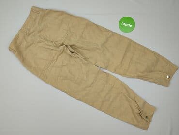 woskowane legginsy z wysokim stanem zara: Massimo Dutti, Spodnie cargo damskie, XS — 3