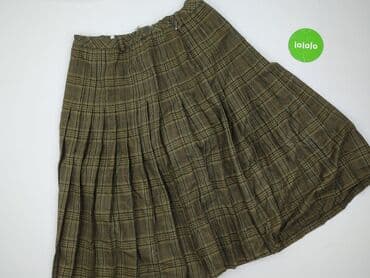 plisowane spódnice dla puszystej: Gold, Spódnica damska, rozmiar 2XL — 2