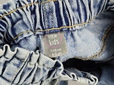 stradivarius spodnie woskowane z wysokim stanem: Spodnie jeansowe, Little kids, 4-5 lat, 110, stan - Idealny — 4