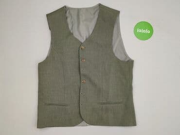 pepco sweter zielony: Kamizelka garniturowa dla mężczyzn, rozmiar M — 2