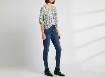 bluza w paski h m: H&M, Bluzka damska, rozmiar XS — 1