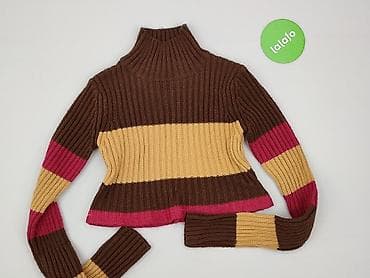 sweter patchwork: Golf damski, rozmiar S — 3