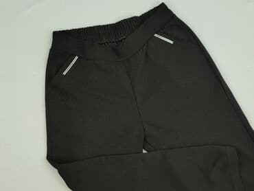 czarne t shirty basic: Everest, Spodnie materiałowe damskie, rozmiar M — 1
