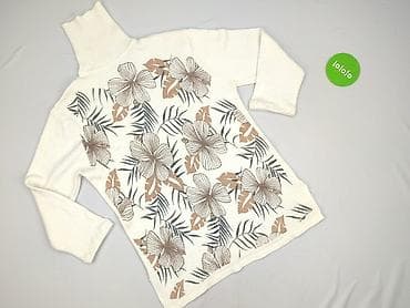 gruby bialy golf: Sweter damski, rozmiar L — 2