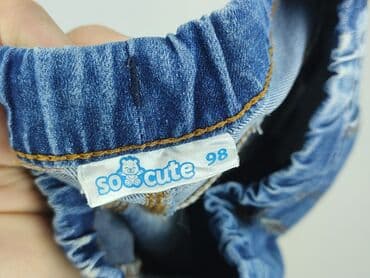 ubrania smog: Spodnie jeansowe, So cute, 2-3 lat, 92/98, stan - Bardzo dobry — 4