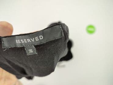 czarne bluzki z krótkim rękawem reserved: Reserved, Bluzka damska, rozmiar S — 4