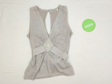 srebrna narzutka: Top damski, rozmiar S — 2