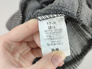 ubrania w pepitkę: Spodnie materiałowe damskie, rozmiar M — 5