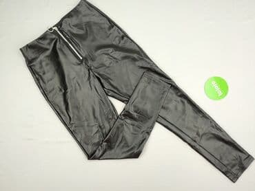 obcisłe sukienki midi: Leggings Eco-leather for women, size S (EU 36) — 2