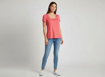 koszulka na ramiączkach jedwabna: George, T-shirt damski, rozmiar S — 7