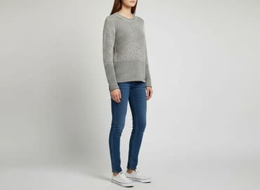 poliamid w swetrze: PULZ, Sweter damski, rozmiar S — 7