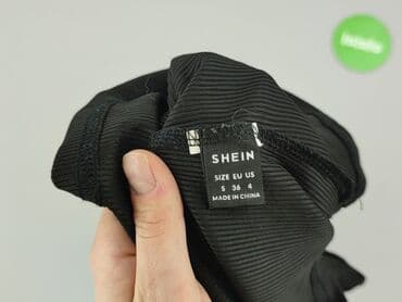 czarne bluzki z krótkim rękawem allegro: Shein, Жіноча блуза, розмір S — 4