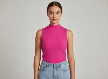 koszulka z długim rękawem h m: Top damski, rozmiar S — 8