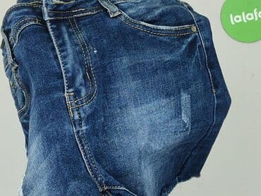 krótkie spodenki damskie jeansowe poszarpane: Jeanswear, Szorty damskie, rozmiar S — 6