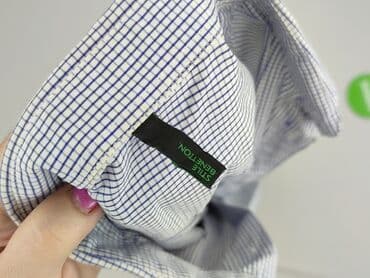 купити штани чоловічі дешево: Shirt for men, S (EU 36), Benetton, condition - Very good — 4