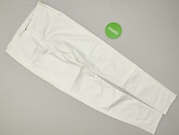 białe spodnie ciążowe: Spodnie materiałowe damskie, rozmiar S — 2