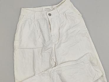 cargo wide leg: Terranova, Spodnie materiałowe damskie, rozmiar S — 1