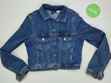 mango kurtki jeansowe: H&M, Kurtka jeansowa damska, rozmiar M — 2