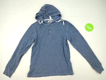 sweter w paski cropp: Bluza z kapturem dla mężczyzn, M, H&M, stan - Dobry — 2