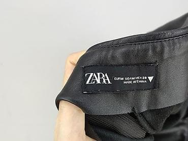 deezee sklep: Zara, Legginsy Ze skóry ekologicznej damskie, rozmiar M — 4