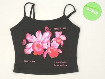 shein czarne bluzki: Shein, Top damski, rozmiar S — 3