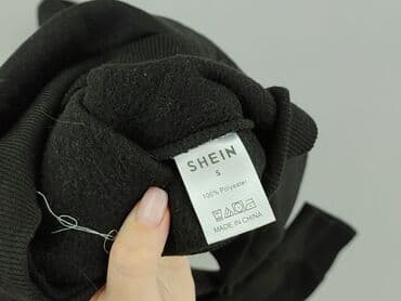 spodnie dresowe damskie czarne: Shein, Світшот жіночий, розмір S — 4