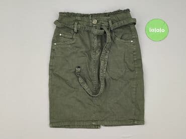 spódnice midi butelkowa zieleń: Zara, Спідниця жіноча, розмір XS — 2