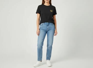 reserved czarne t shirty: Reserved, Футболка жіноча, розмір M — 1