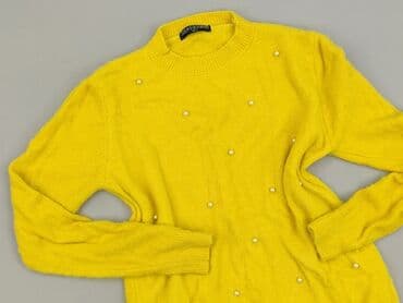 sweter z perełkami zara: Silver, Sweter damski, rozmiar M — 1