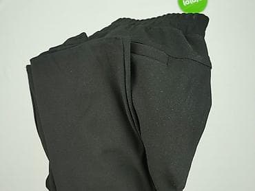 spodnie na gumce czarne: Spodnie materiałowe damskie, rozmiar M — 5