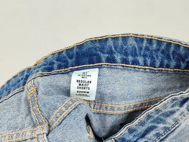 hm krótkie spodenki dzins low waist: H&M, Szorty damskie, rozmiar S — 4