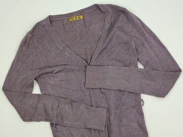 sweter z dekoltem v: Kardigan damski, rozmiar S — 1