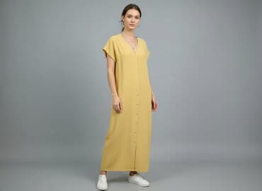 luźne sukienki na lato: Moodo, Sukienka damska, rozmiar M — 6