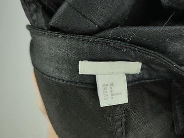 ubrania h m: H&M, Spodnie materiałowe damskie, rozmiar S — 5