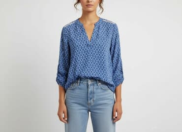 bluzka damska zapinana na guziki: Bluzka damska, rozmiar M — 1