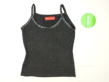 srebrna bluzka sylwestrowa: Top damski, rozmiar S — 2