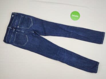 legginsy modelujace push up: Denim, Jeansy damskie, rozmiar S — 3