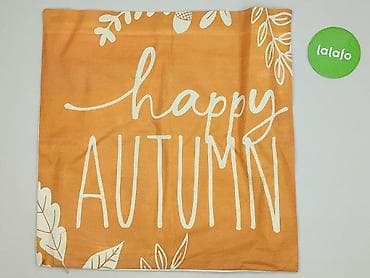 outdoor: Poszewka dekoracyjna na poduszkę – motyw jesienny „Happy Autumn” - — 2