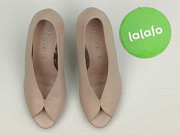 beżowe buty na koturnie ccc: Półbuty damskie, 37 — 2