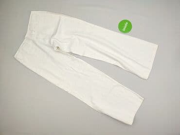 spódnico spodnie lniane: Spodnie materiałowe damskie, rozmiar L — 3