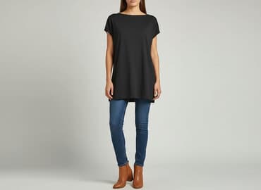 buty zimowe stradivarius: Stradivarius, Tunika damska, rozmiar L — 6