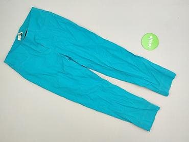 Len: Spodnie materiałowe damskie, rozmiar L — 2