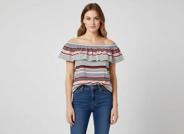 bluzki opadające na jedno ramię: New Look, Bluzka damska, rozmiar M — 6