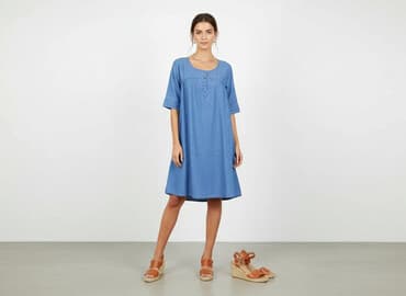 sukienki dżinsowe midi: Milano, Sukienka damska, rozmiar S — 6