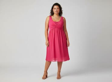 różowa sukienki maxi: Sukienka damska, rozmiar XL — 1