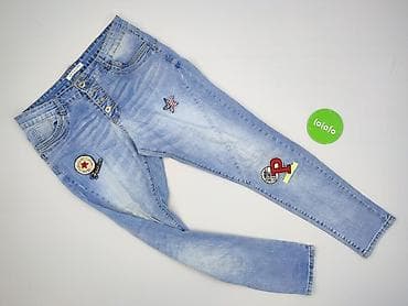 custom jeansy: Jeansy damskie, rozmiar M — 2