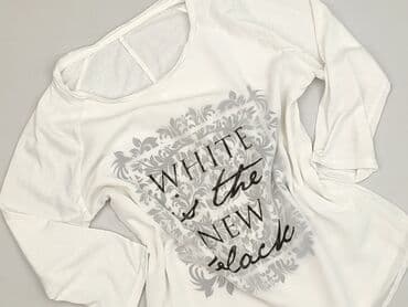 biała bluzka damska rękaw 34: Bluzka damska, rozmiar M — 1