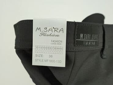 m sara spodnie woskowane: M.Sara, Material trousers for women, size S — 5